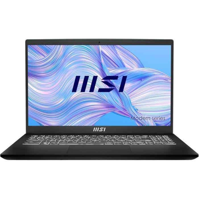 MSI Modern 15 B7M 220FR : AMD Ryzen 7 LPDDR4 SSD AMD Radeon™ Graphics 15 6" Full HD Windows 11 Famille Clavier Azerty retroéclairé - vue 7