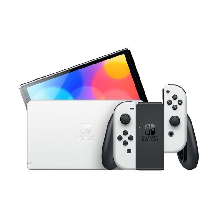 Console portable Nintendo Switch OLED néon néon HDMI - vue 2