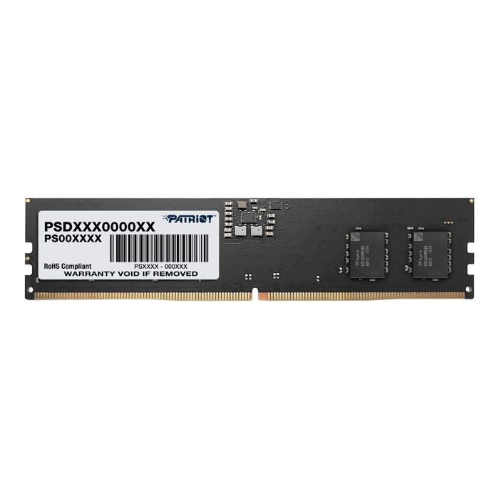 Mémoire RAM Patriot Signature Line PSD532G56002 1x32GB DDR5 5600MHz CL46 Unbuffered ECC