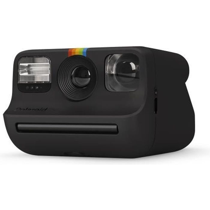 Appareil photo instantané POLAROID Go - Format poche - Double exposition - Retardateur - Noir