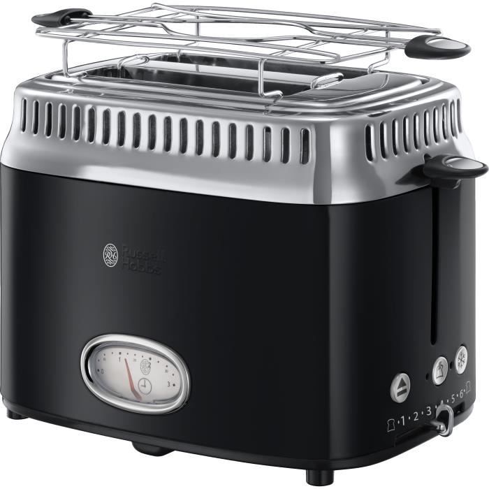 Russell Hobbs Retro 21681 56 Classic Grille pain 2 tranche 2 Emplacements ultra - vue 2