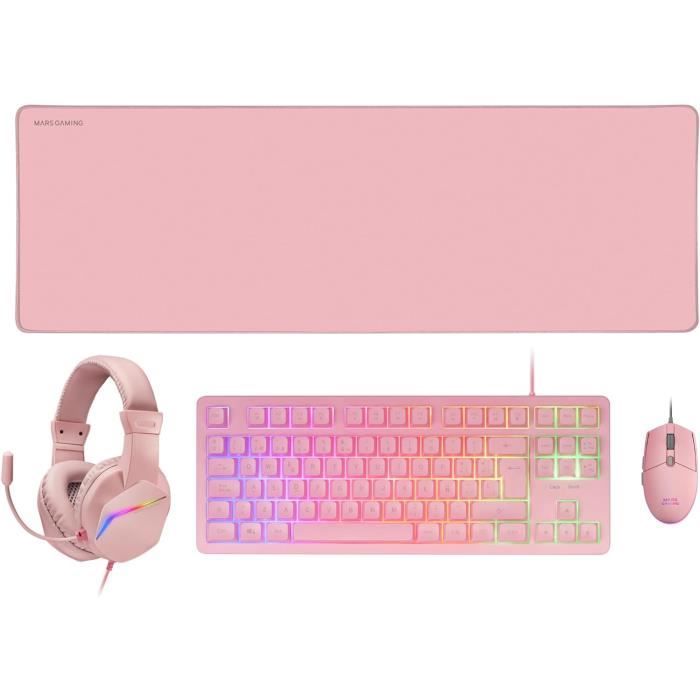 Mars Gaming MCP-RGB3, Franse Taal, Pack RGB Keyboard