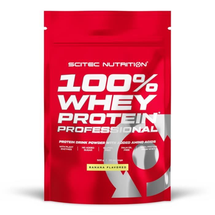Whey concentrée 100% Whey Protein Professional - Banana 500g
