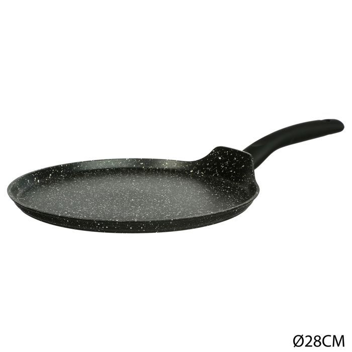 poele à crêpes pierre - diam. 28 cm.