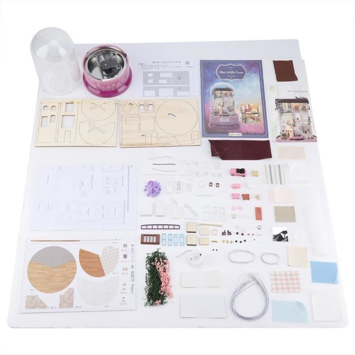POENVFPO 8 Ballons Miniatures 1:12 Pour Maison De Poupée – Résine Colorée, Décoration Jardin De Poupée, Accessoire DIY