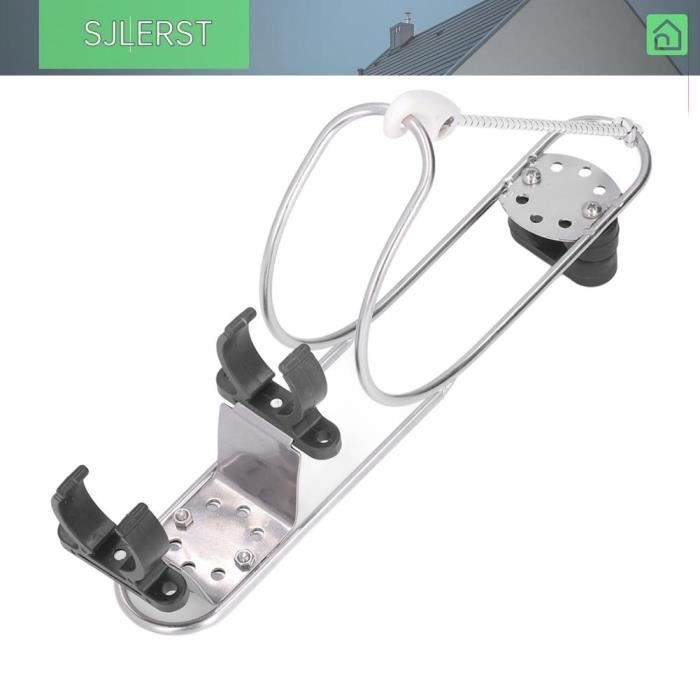 Support Bouée De Sauvetage GATE14 - Acier Inoxydable - Universel - Fixation Mur/Tube