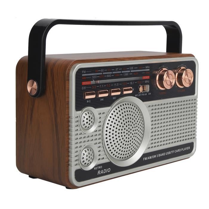 Radio Portable SONEW - AM/FM/SW - Bluetooth - USB Rechargeable - Son ...
