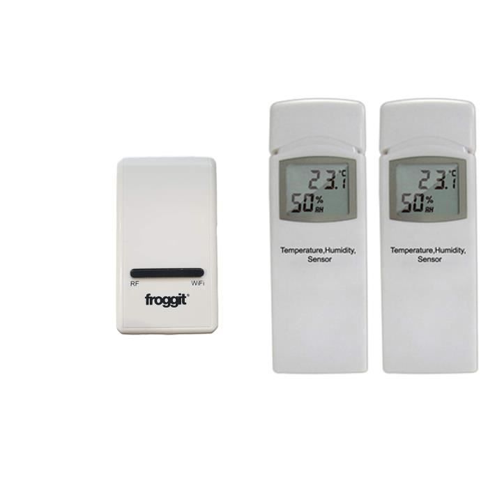 Station Météo Professionnelle Froggit WH3000 SE - 2 Écrans, WiFi