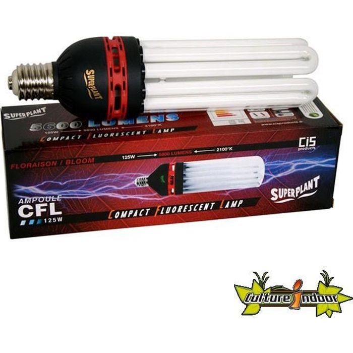 NEW AMPOULE CFL SUPERPLANT V2 125W FLORAISON 21...