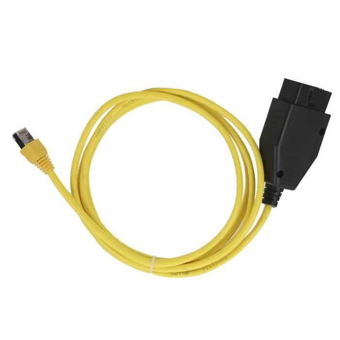 Cavo OBD2 A Ethernet ENET Per BMW Serie F – Lunghezza 2m, Connettore RJ45, Per Codifica E Diagnostica