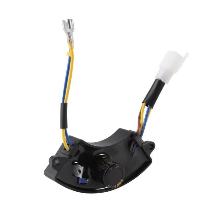 AVR Régulateur Redresseur Automatique Pour Groupe Électrogène Essence 2KW-3KW 168F - Noir, Démarrage Électrique, -40°C à +105°C