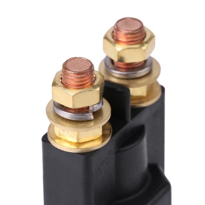 Relais De Démarrage à Courant élevé 500a DC 12V SPST Contacteur De Démarrage Automatique Avec Accessoire De Connexion Pour Interrupteur Marche/arrêt De Contrôle D'isolateur De Batterie Double