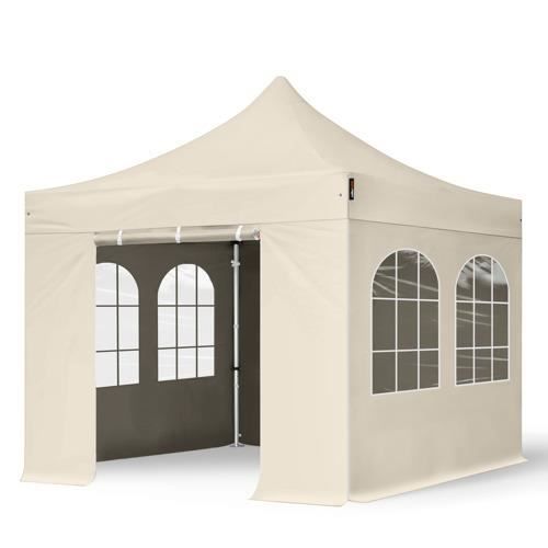 TOOLPORT 3x3m Gazebo Pieghevole PES 800 con Laterali | WhichOne