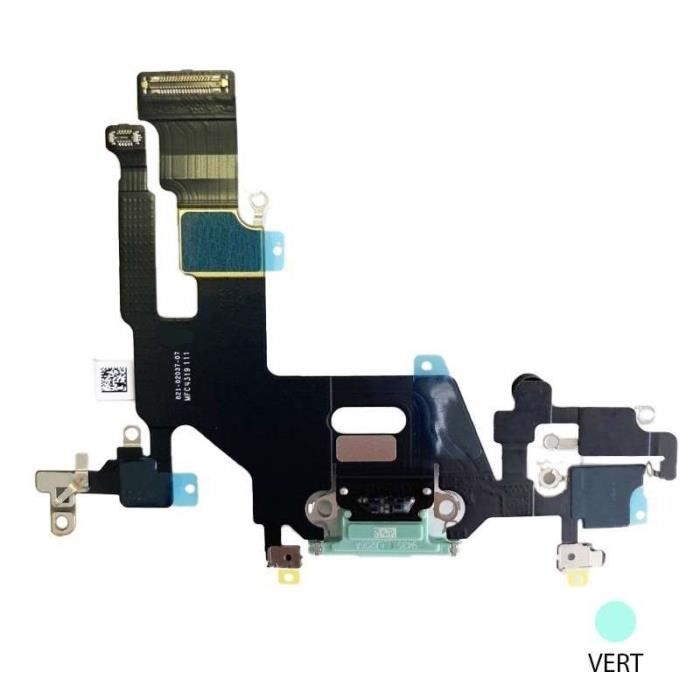 Nappe De Charge Pour IPhone 11 Rouge - D'origine Démontée, Testée Et Fonctionnelle
