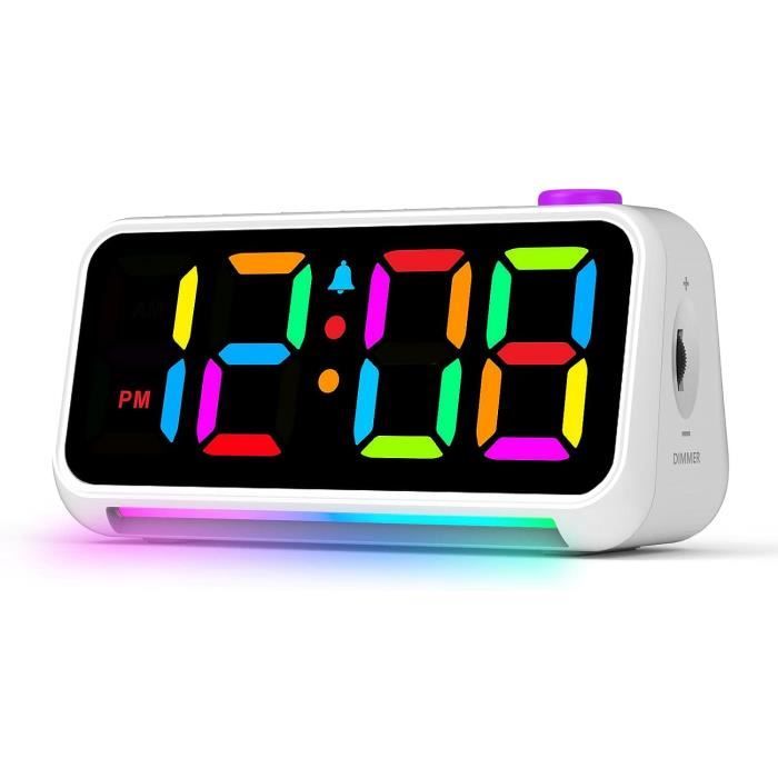 RAILONCH Réveil éclairé LED avec alarme animale numérique et veilleuse - Réveil lumineux de nuit avec affichage de l'heure - Cadeaux d'anniversaire pour enfants (11 RAILONCH Réveil éclairé LED avec alarme animale numérique et veilleuse - Réveil lumineux de nuit avec affichage de l'heure - Cadeaux d'anniversaire pour enfants (11
