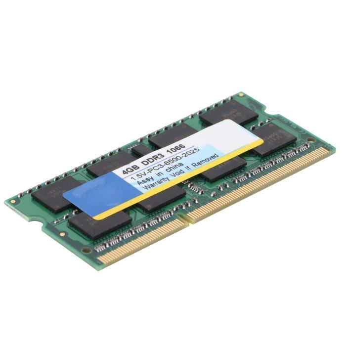 VBESTLIFE RAM DDR3 4 Go RAM DDR3 4GB 1066Mhz PC3‑8500 204PIN 1.5V ...