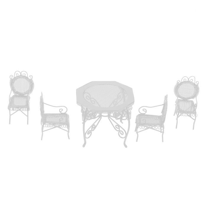 Table Et Chaises Miniatures En Bois Pour Maison De Poupée – DIY, Décoration Salle à Manger Poupée