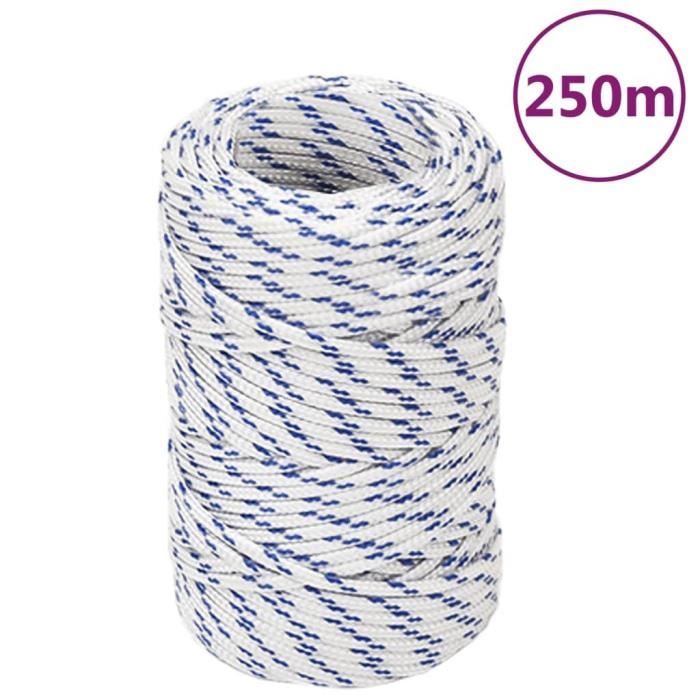 Corde De Bateau Blanc Complet 16 Mm 100 M Polypropylène - Pwshymi - B7454 - Bricolage