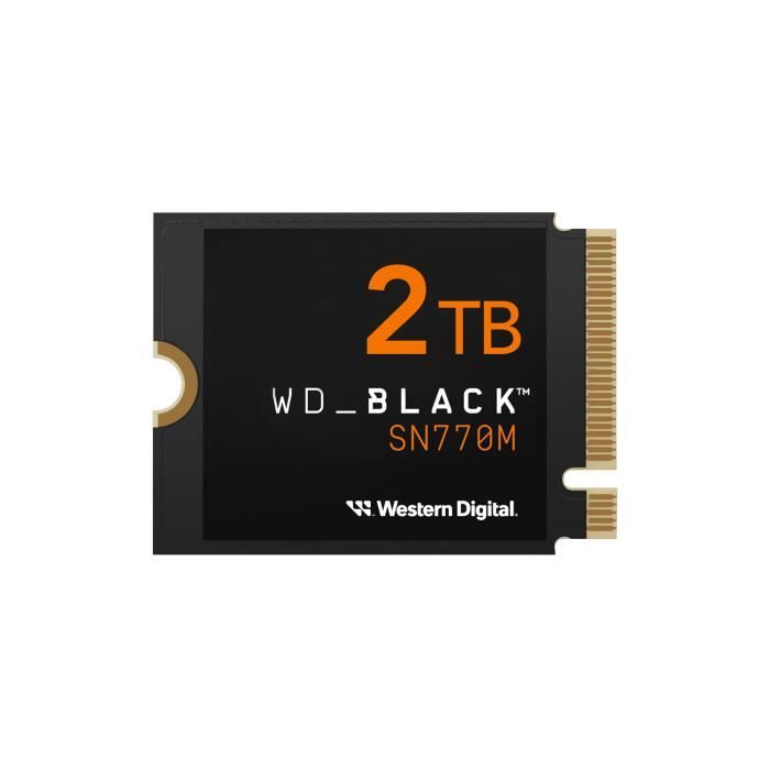 Asus ROG ALLY SSD NVMe M.2 2230 2 To - SN770M - WD_Black