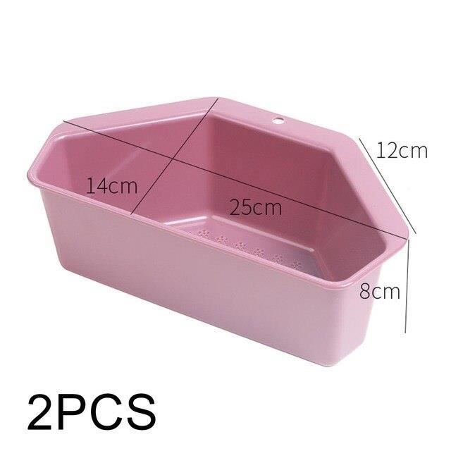 Panier De Rangement D'angle Triangulaire Pour Collations, Cosmétiques