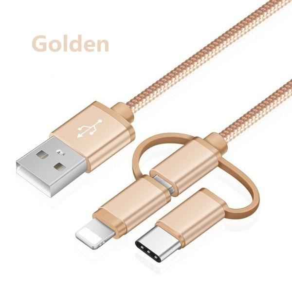 Câble Charge Magnétique USB C Fitbit Charge 6 / 5 / Luxe - 1m Avec Adaptateur USB A