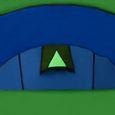ASHATA Tente de camping pour 4 personnes Bleu marine-vert-1