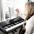 Alesis Melody 61 MKII - Clavier Électronique Portable 61 Touches avec des Enceintes Intégrées, Casque, Micro, Stand de Piano, Pupitr-1