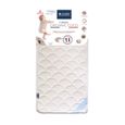 Matelas Bébé 60x120x11cm Organic Coco - Sans Traitement - Ferme - Tissu Coton Bio - Fabriqué En France - Garantie 5 Ans-1