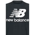 New Balance T-Shirt Logo Essentials Stacked T-Shirt Manches courtes noir-1