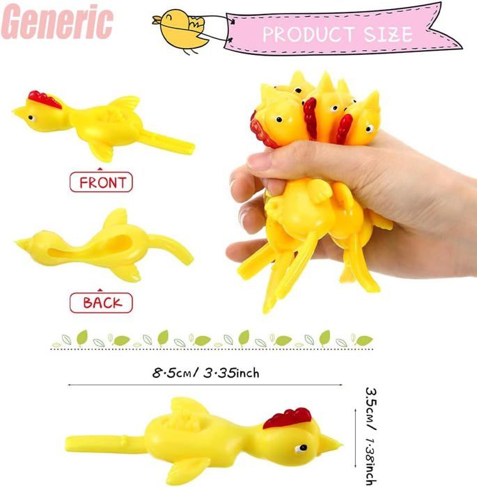 Jouet à Remonter Harilla - Poussin Mécanique En Peluche, 8cm, Pour Enfants - Cadeau Fête