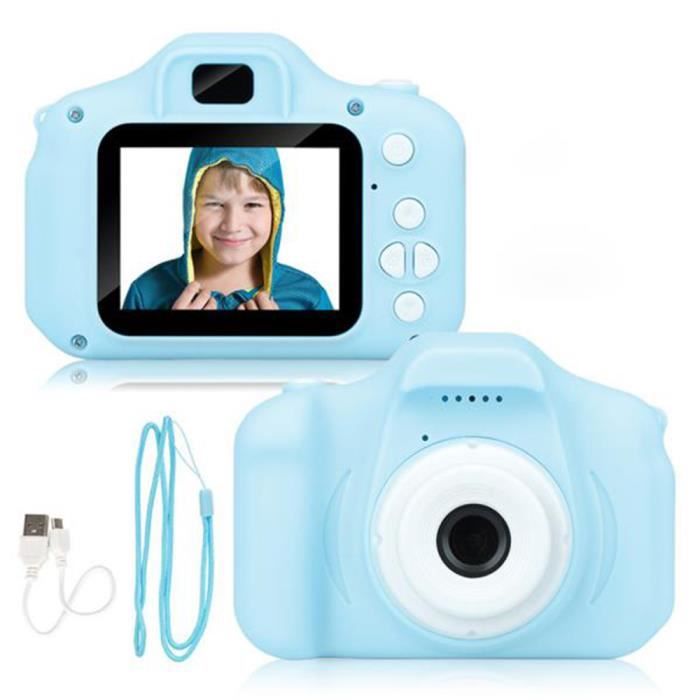 Mini Caméra Enfant 5 MP Appareil Numérique 1.5 Bleu Noir