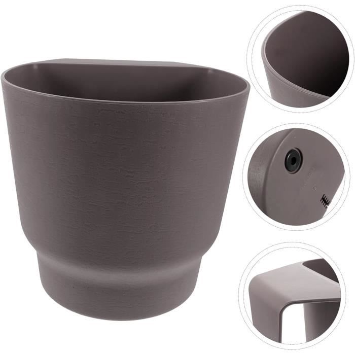 Pot de Fleur en Métal Balcon à Suspendre - 10 Pièces - Couleurs Assorties - Jardin Pot de Fleur en Métal Balcon à Suspendre - 10 Pièces - Couleurs Assorties - Jardin