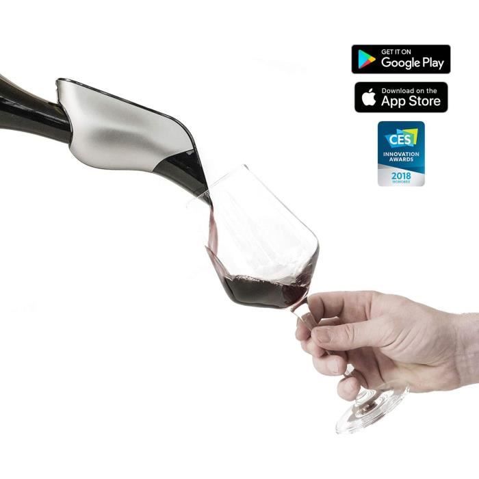 Bouchon Et Bec Verseur Pour Vin - Limics24 - — Aérateur Connecté Compatible  Android Ios Coffret Contenant