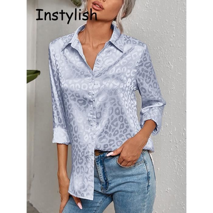 Chemisier femme imprime leopard deals