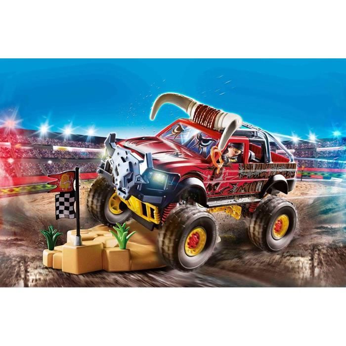 Playmobil 70820 Starter Pack Stuntshow avec Rampe - Stuntshow- Stuntshow- Coffret découverte idée Cadeau