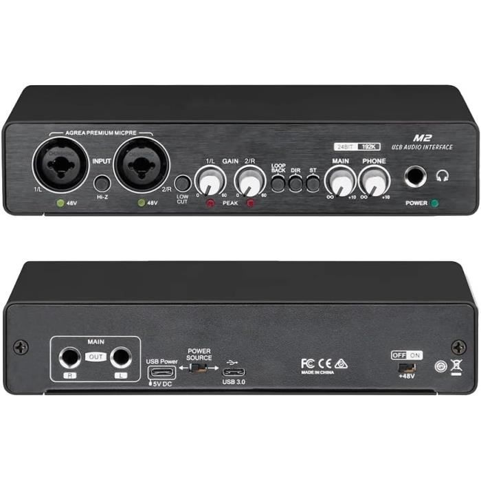 Uc22 Yominerr -UC22 Interface Audio 24 Bits-192 KHz Instruments Haute ...