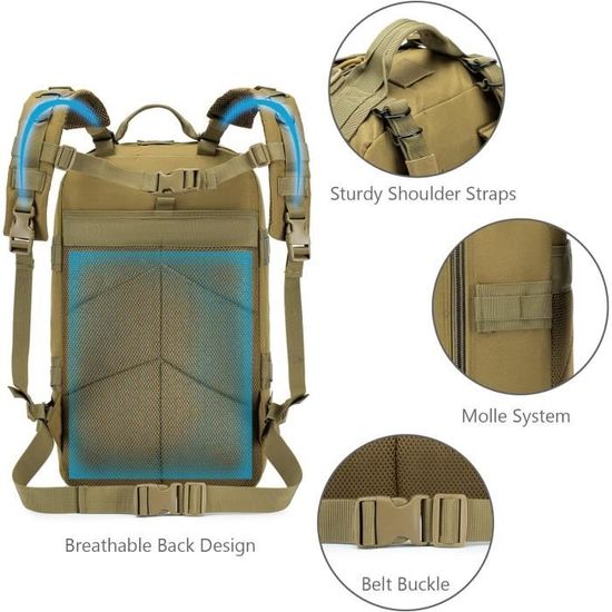 Grand sac à dos militaire spécial 50L - Mon Sac à Dos