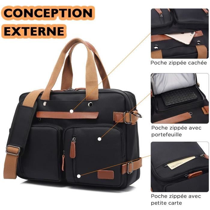 Sacoche Ordinateur Sac d'ordinateur portable 14 pouces / 15 pouces / 15.6 pouces  sac à doublure sac à manches portable casque d'ordinateur Porte-documents  informatiques pour hommes femmes Sacoche pour : : Informatique