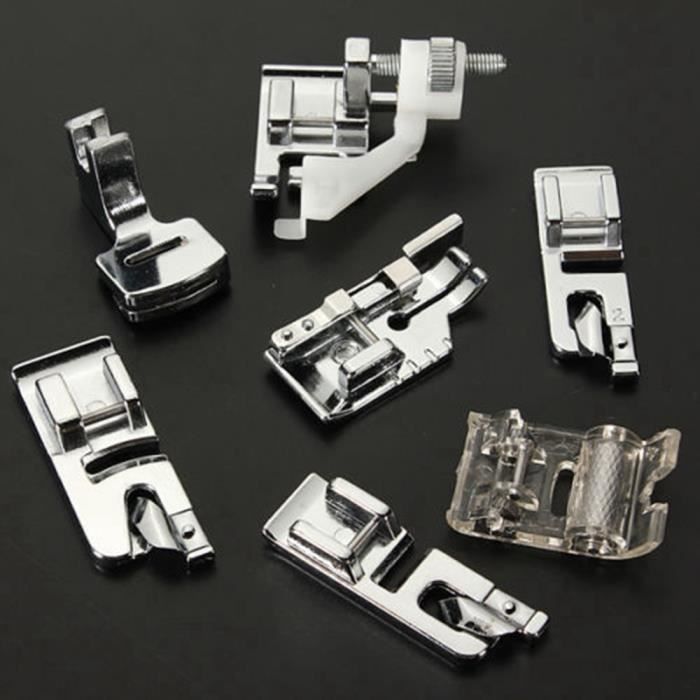 2 Pieds Presseur Perles Pour Machine à Coudre - Métal, Compatible JUKI - Pour Robes Mariée Et Tissus Délicats - 2