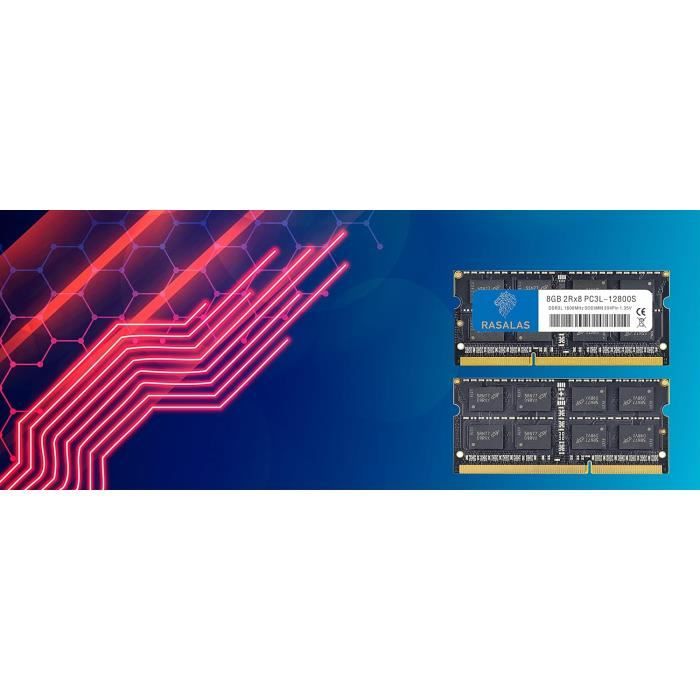 Barrette Mémoire 8Go DDR3 PC3L-12800U pour PC Bureau – PC Geant