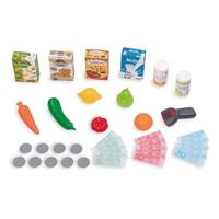 Marchande pour Enfant - Chariot de Course Inclus - Fonctions Electroniques - 42 Accessoires - A