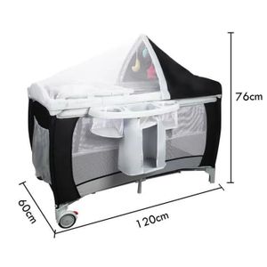 Matelas Bébé Pliable 60x120 Cm – Pour Lit Parapluie Ou Lit Bébé – Housse Lavable Amovible – Mousse Respirante – Design Lapin Ou Autres Motifs