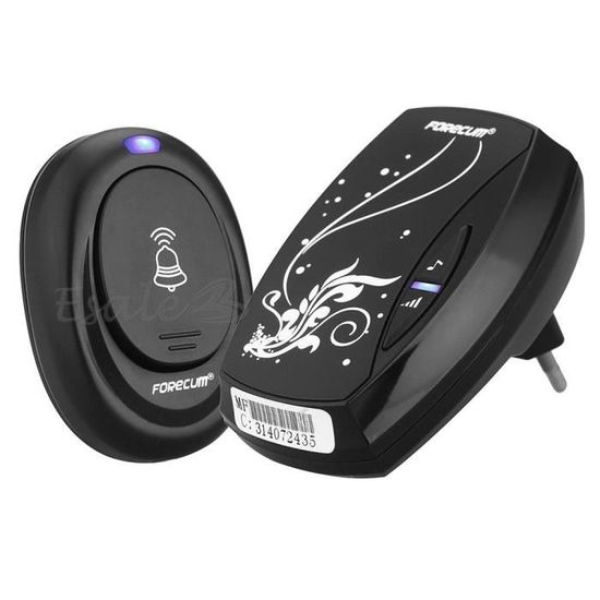 36 chansons sans fil sonnette récepteur télécommande 100M Etanche sonnette