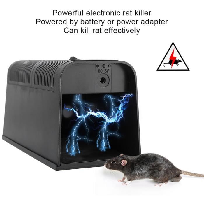 Tueur de piège à rats électronique, piège à rats électrique sûr et non  toxique à haute tension de souris par le choc