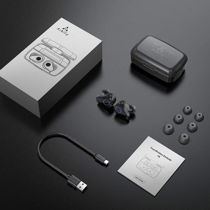 Arbily Ecouteur Bluetooth sans Fil avec Ecran a LED Ecouteurs Bluetooth Stereo Oreillette IPX7 Etanche 110Heures d Autonomie avec E Achat Vente oreillette bluetooth Arbily Ecouteur Bluetooth s Cdiscou...