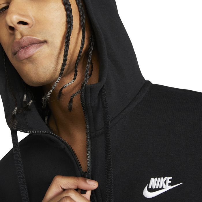 sweat nike m nsw club hoodie fz bb