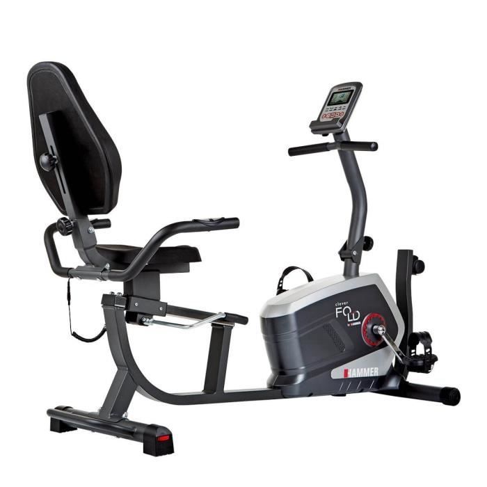 HAMMER Vélo d'appartement semi-allongé CleverFold RC5