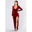 Robe De Soiree Longues Femme Mariage Ete Grande Taille Split