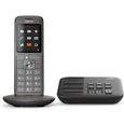 Téléphone Fixe Gigaset CL 660 A Anthracite - Répondeur, écran couleur rétroéclairé et finition haut de gamme-0