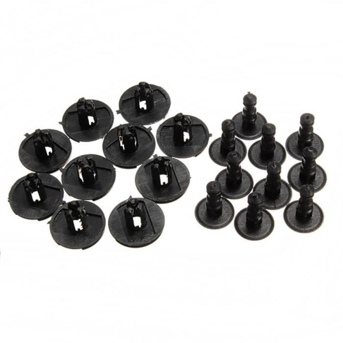 RENAULT Garniture Pare-chocs fixation clips CLIO LAGUNA MEGANE ESPACE poussoir en plastique x 20